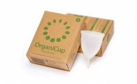 OrganiCup - the award-winning menstrual cup that replaces pads and tampons.